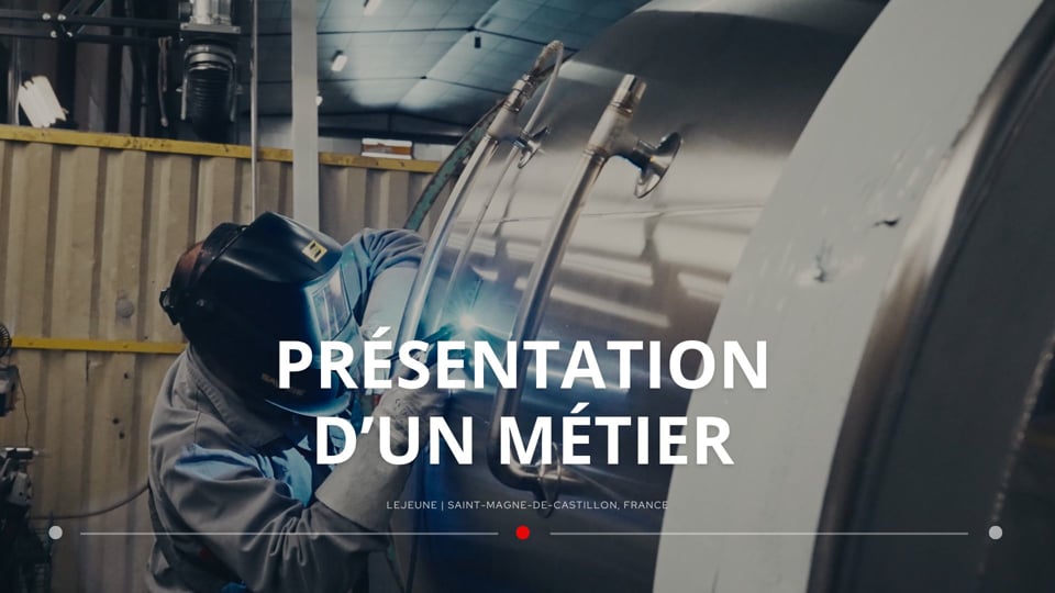 Présentation du métier de chaudronnier par Leaf Production